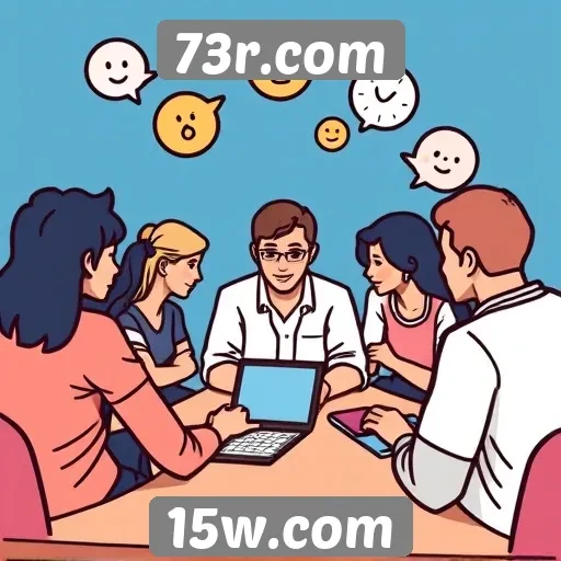 Explorando os recursos sociais do site 73r.com